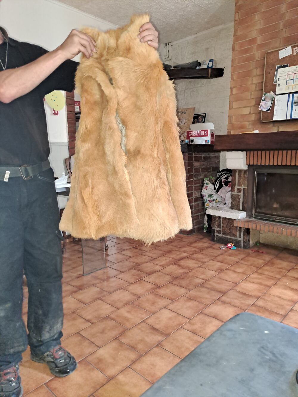 Manteaux femme v&eacute;ritable fourrure de renard Vêtements