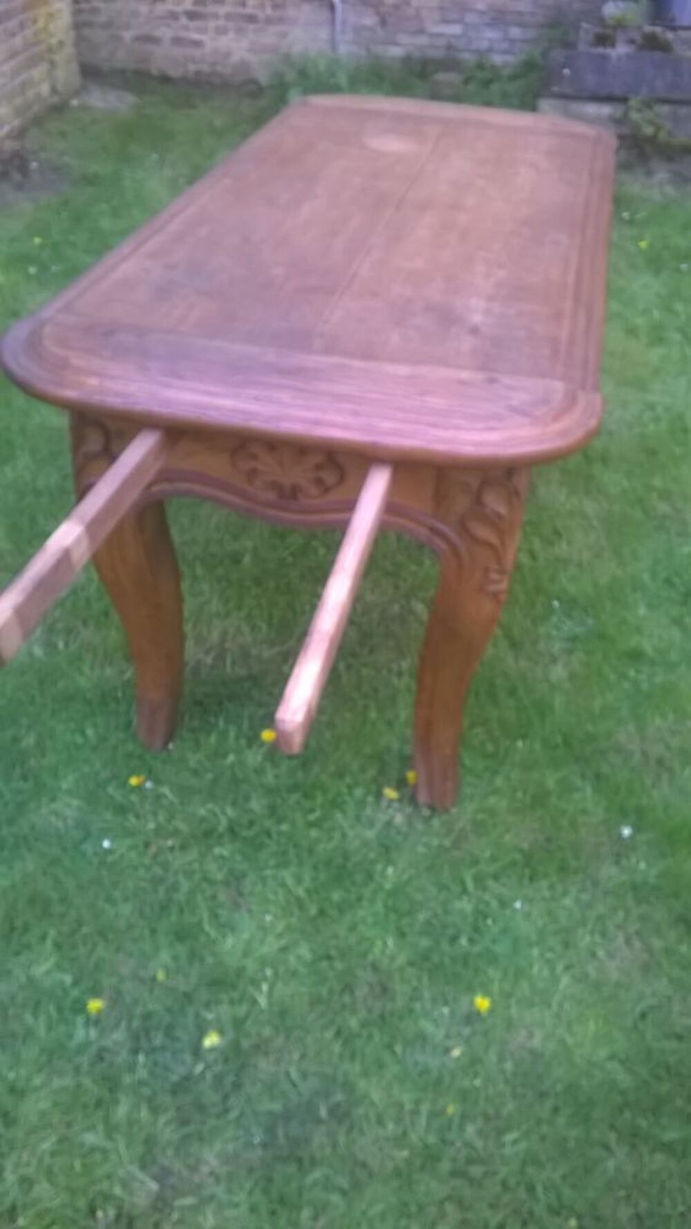 Table &agrave; gibier en ch&ecirc;ne ancienne Meubles