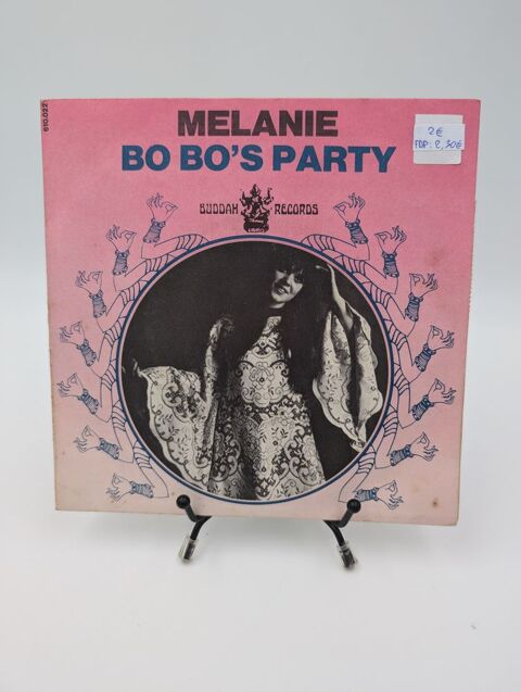 Vinyle 45 tours Melanie : Bo Bo's Party en fourreau  2 Vulbens (74)