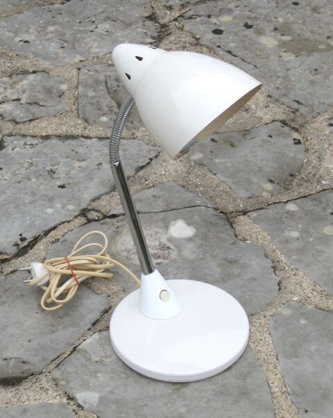 Lampe de bureau vintage blanche 50 Maule (78)