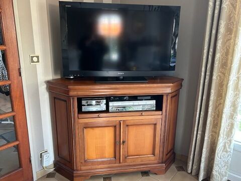 meuble TV angle en merisier 50 Saujon (17)