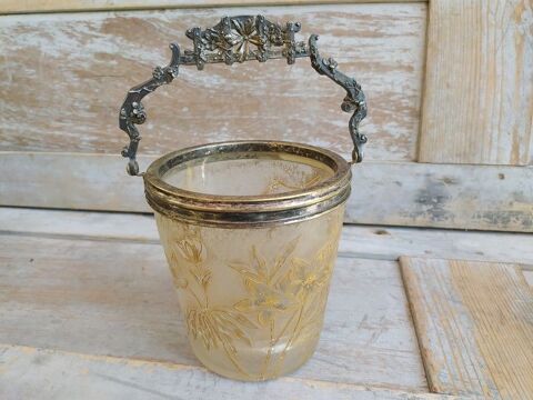 Seau à Glaçon Art Nouveau Victor Saglier / Daum - Legras  150 Loches (37)