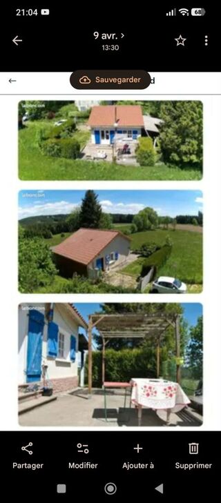 Vente Maison Maison plein pied  sans vis a vis en pleine nature Monlet