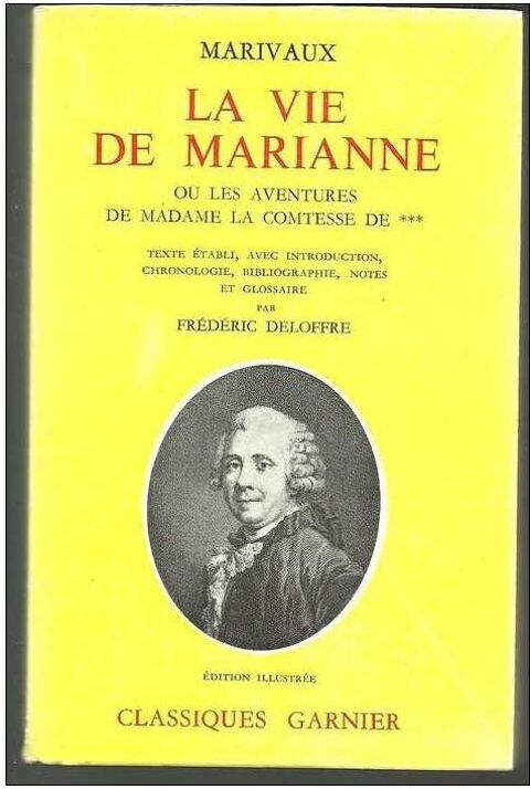 MARIVAUX La vie de Marianne ou les aventures de Madame la Comtesse de ... 5 Montauban (82)