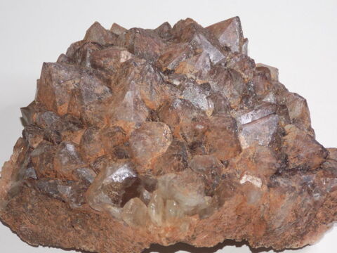 Quartz fumé + Hématite Rombach-Le-Franc Alsace 983gr 50 Moyenmoutier (88)