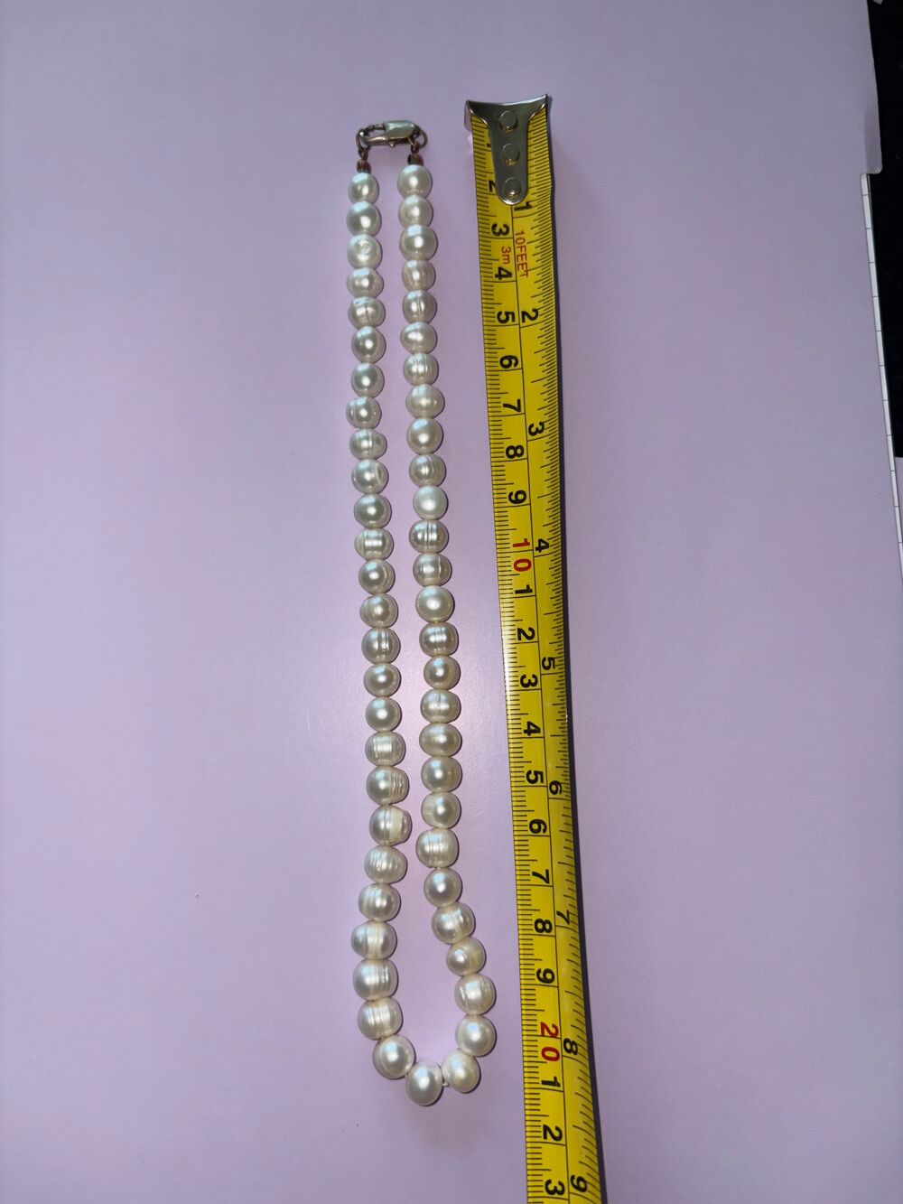 Collier ancien en perles de culture - Ann&eacute;es 1950. Bijoux et montres