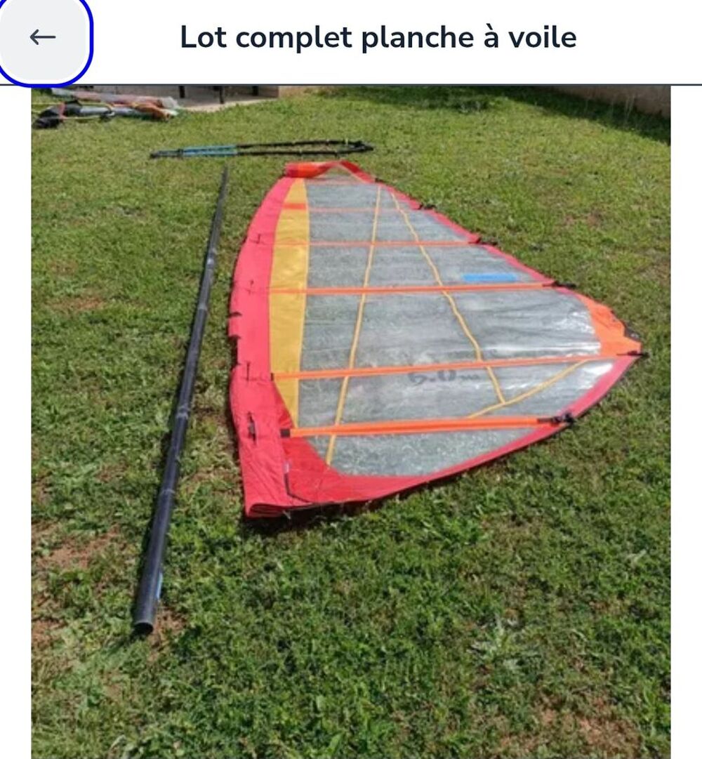 Lot planches &agrave; voile Sports