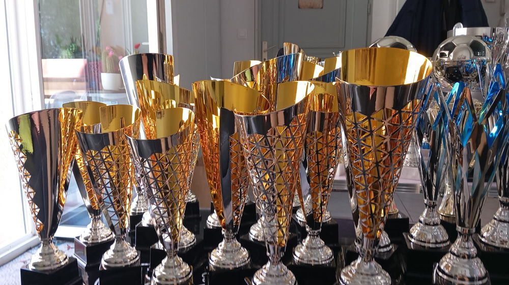 Lot de 70 coupes neuves 