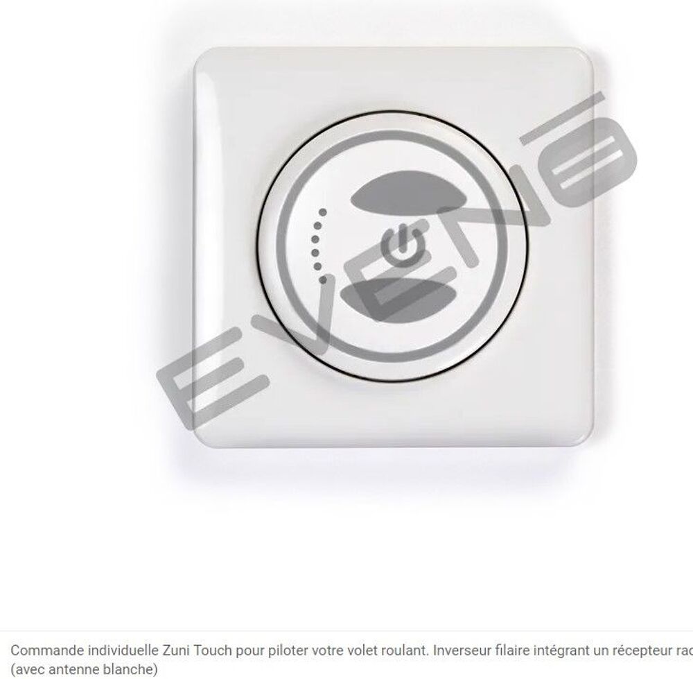 RECHERCHE interrupteur EVENO ZUNI TOUCH pour PIECES DETACHEE Bricolage