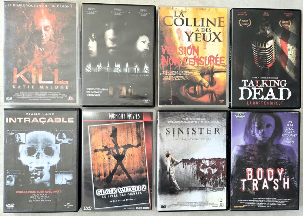 DVD' s 8 : Film DVD et blu-ray