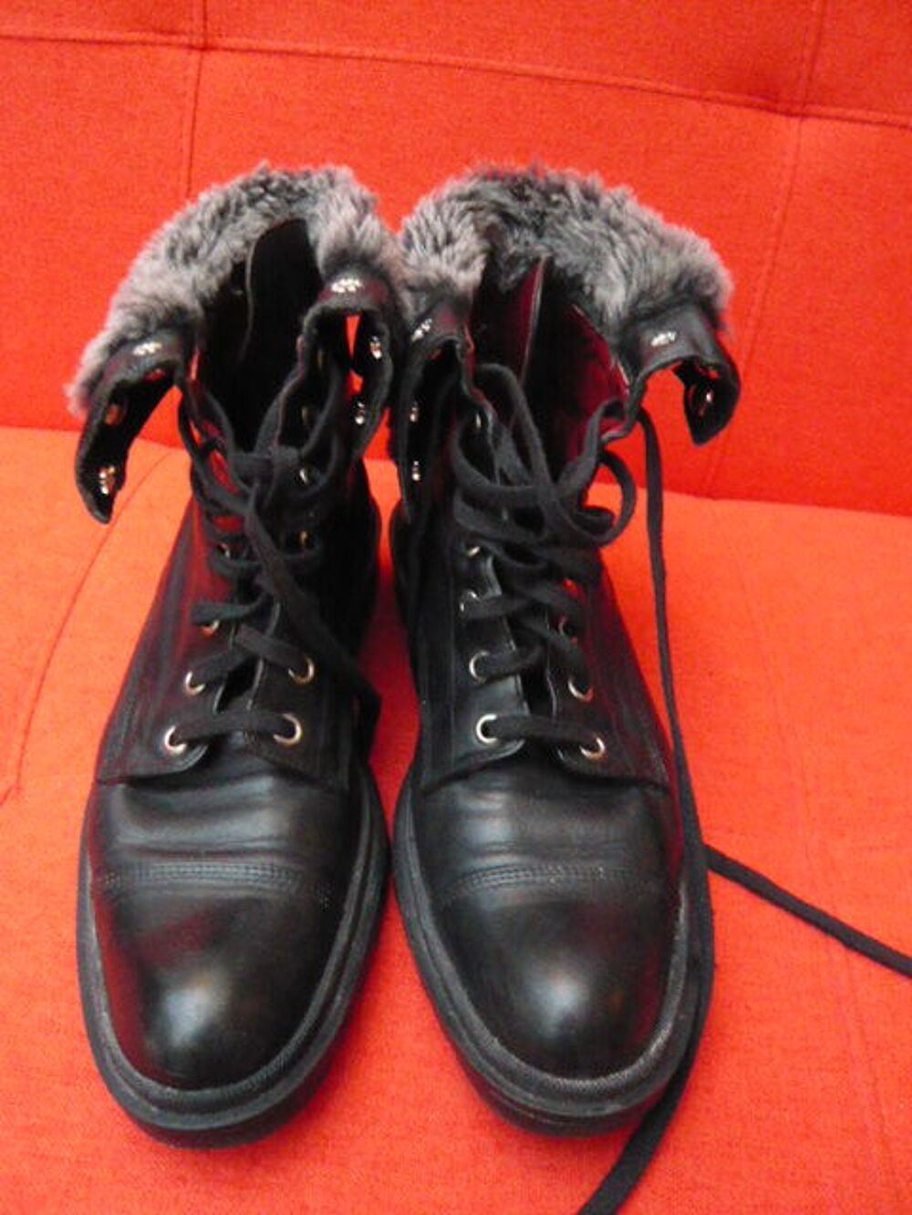 boots noirs de chez AcessoiresT40 Chaussures