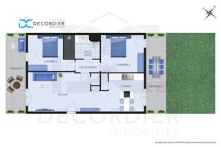 Vente Appartement BOULEVARD DE LA CORNICHE – T3 EN REZ-DE-JARDIN AVEC GARAGE Thonon les bains