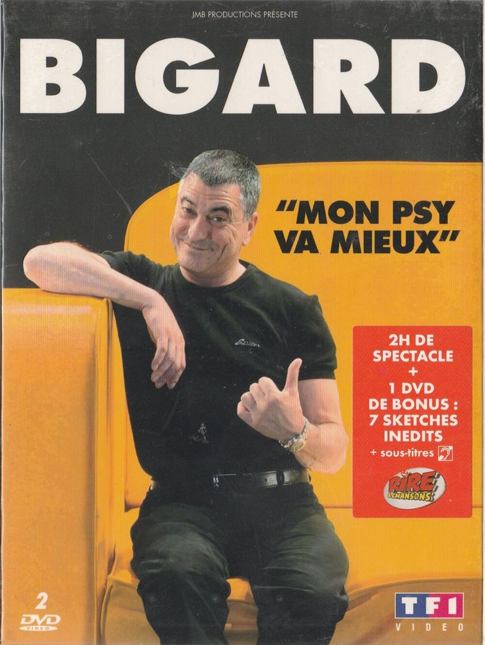Bigard " mon psy va mieux" DVD et blu-ray