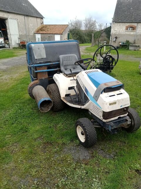 tracteur sg15 diesel + tubine + bac beg sans barre de coupe 45770 Saran
