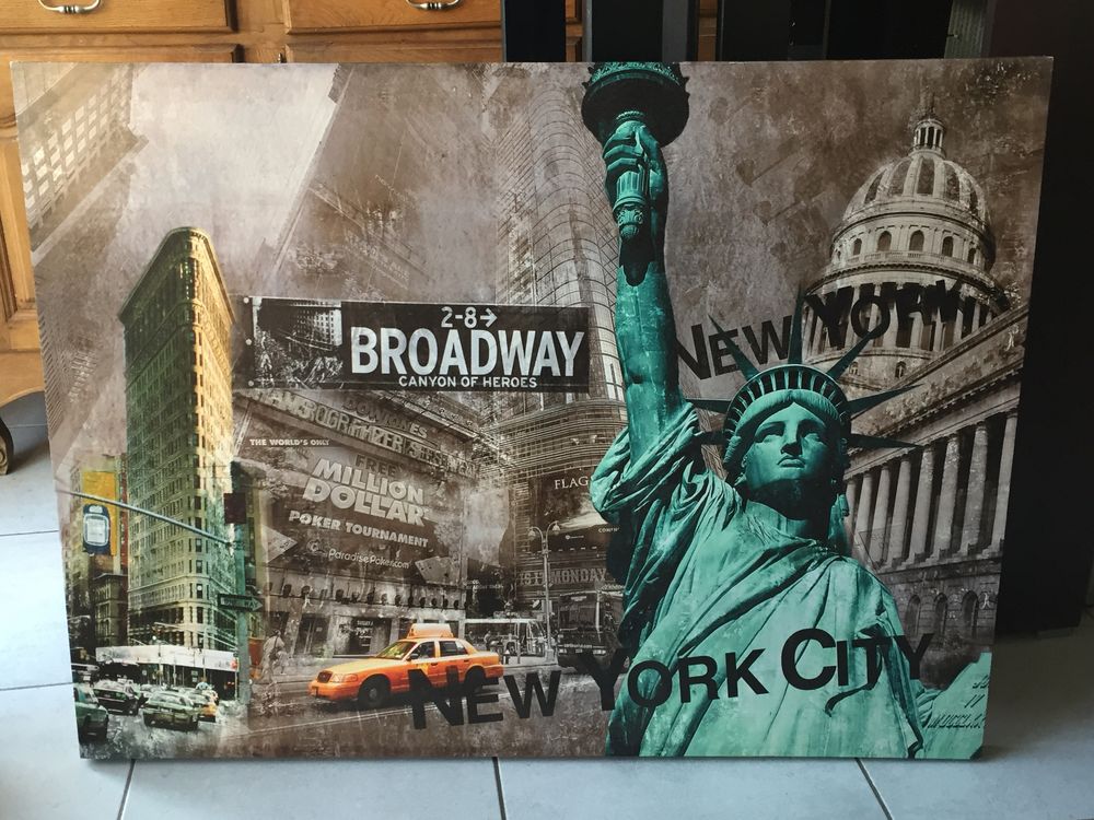 magnifique tableau de New York Décoration