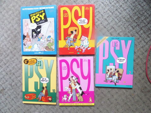 5 bandes dessinées DOCTEUR PSY 20 Lyon 8 (69)