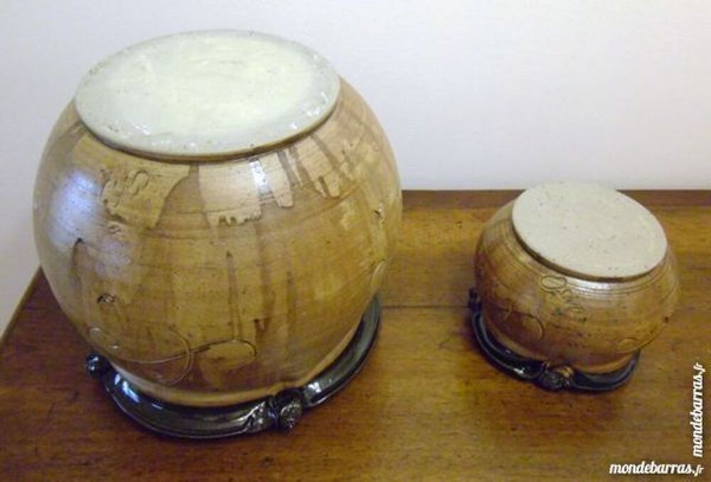 Lot de 2 poteries artisanales Décoration