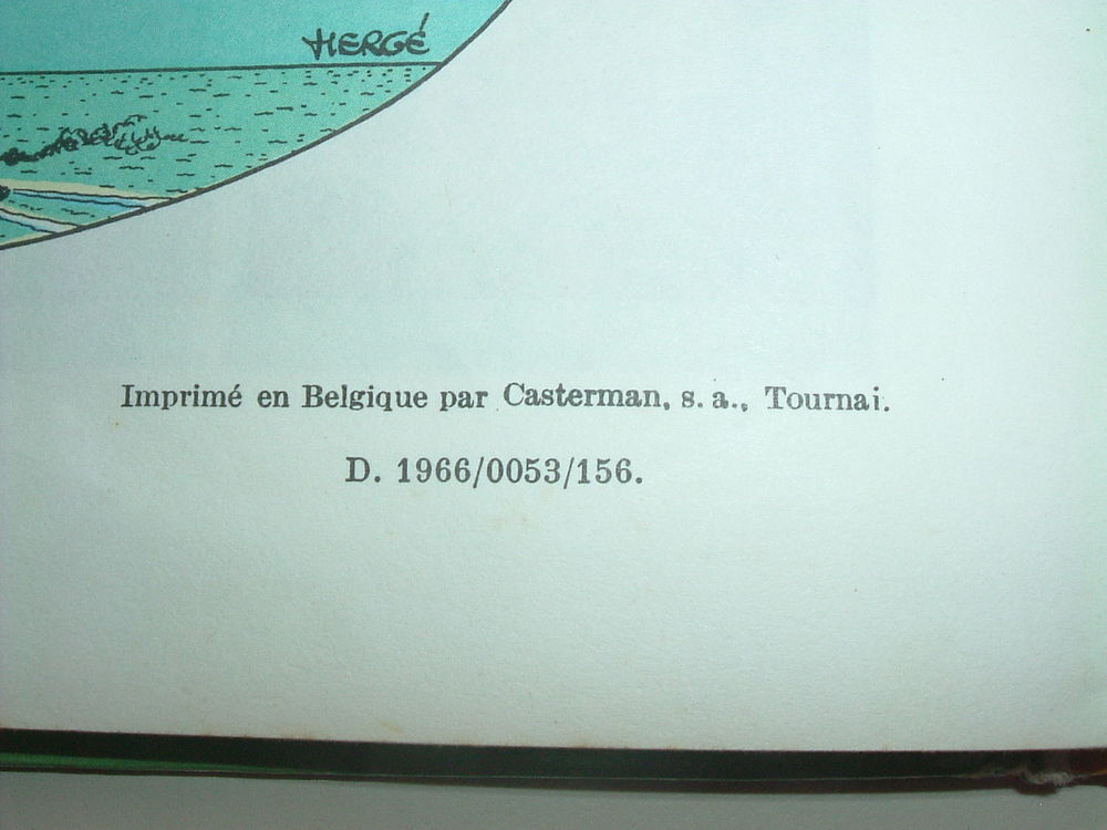 BD Tintin " Les 7 boules de Cristal " Livres et BD