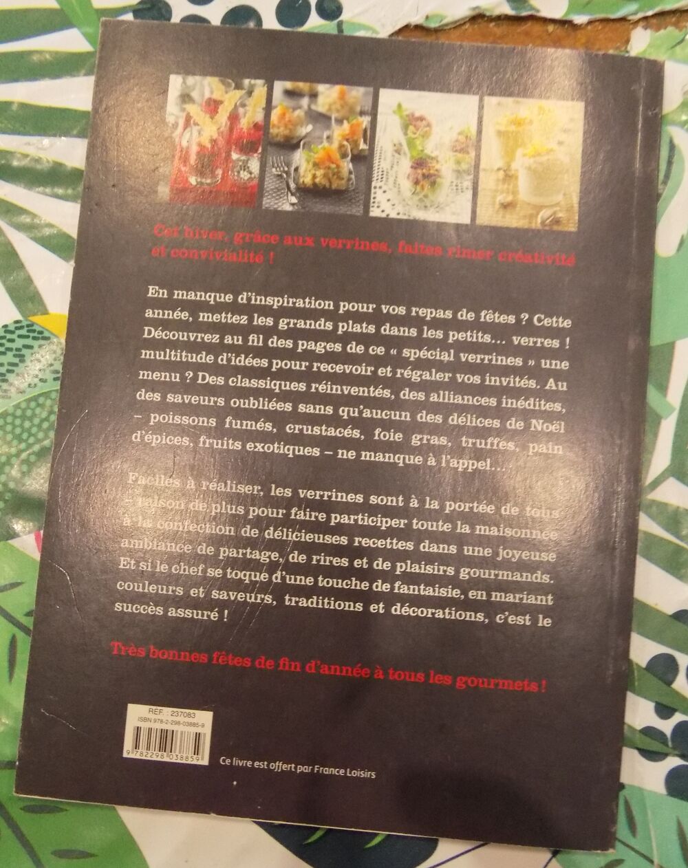 Verrines de f&ecirc;te Livres et BD