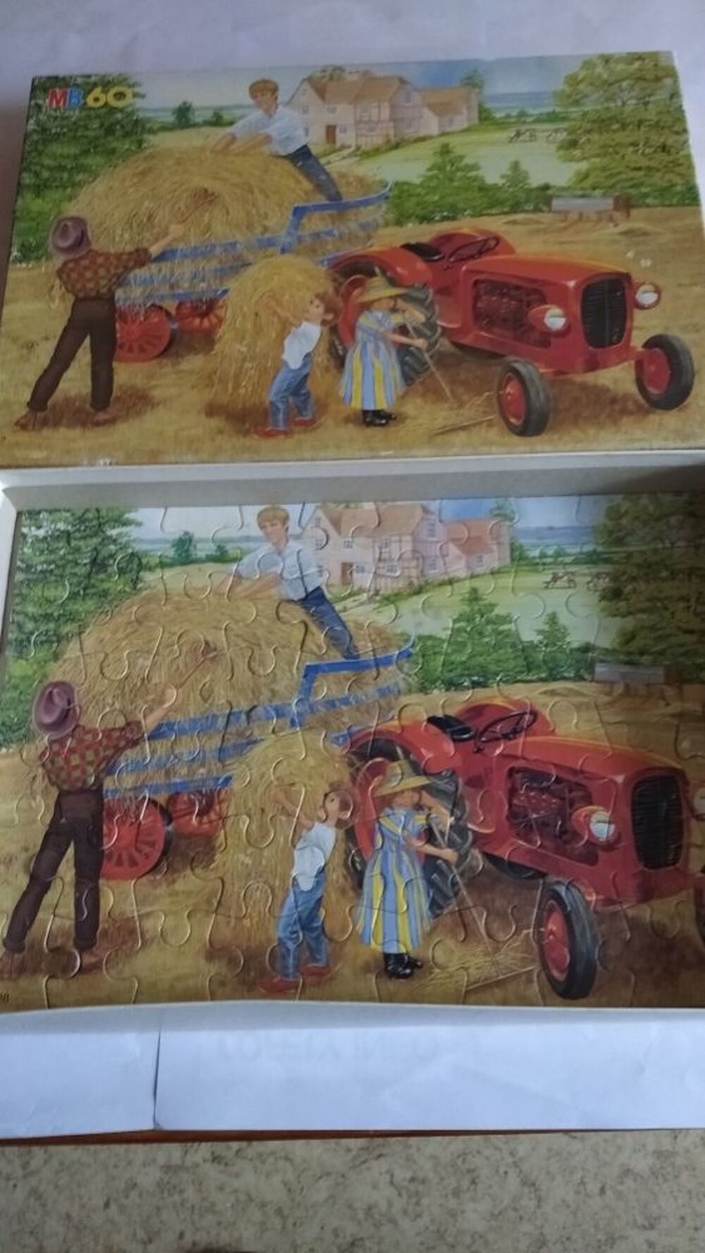 puzzle des ann&eacute;es 80 jeu mb 60 pi&egrave;ces Jeux / jouets