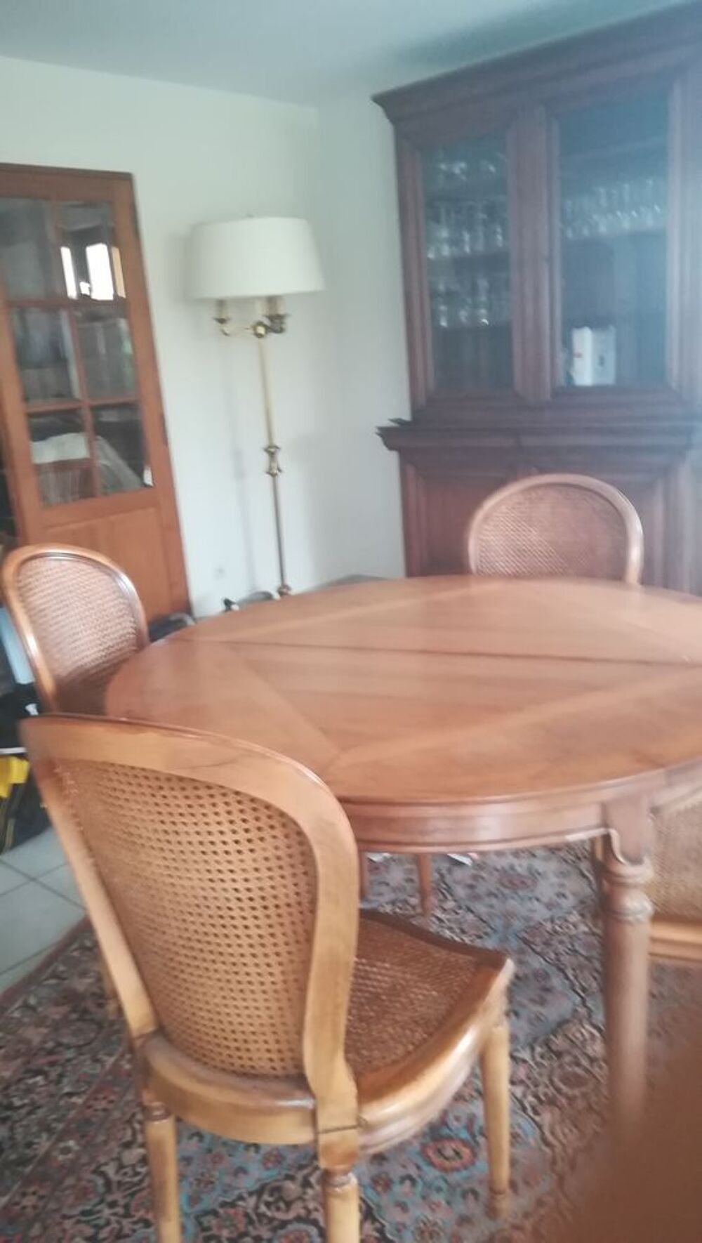  salle &agrave; manger en merisier LouisPhilippe Meubles