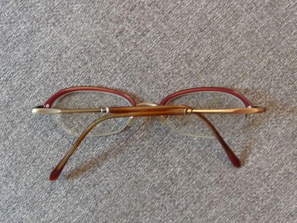 Monture/ Lunette de Vue Combin&eacute; M&eacute;tal Plastique Marron-Bada Bijoux et montres