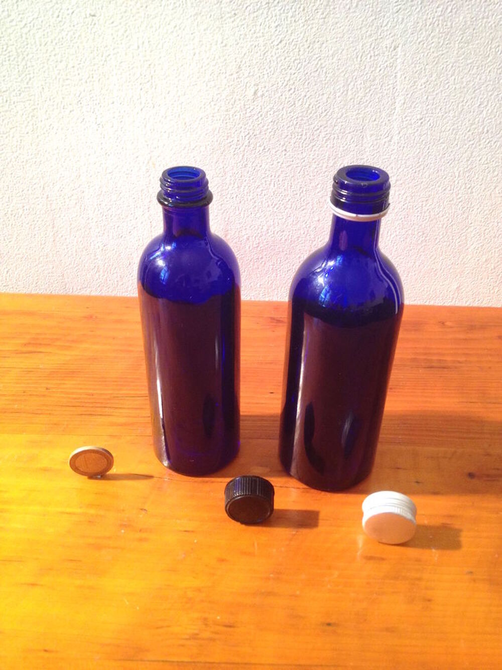 PETITE BOUTEILLE FLACON BLEU 