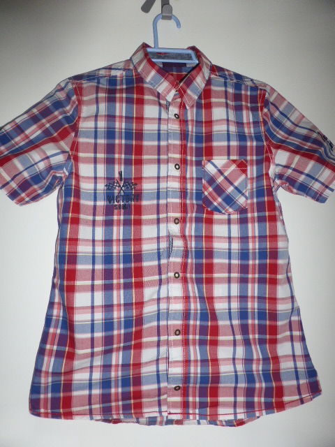 Sergent Major chemise � carreaux bleue rouge 14 ans 7 Rueil-Malmaison (92)
