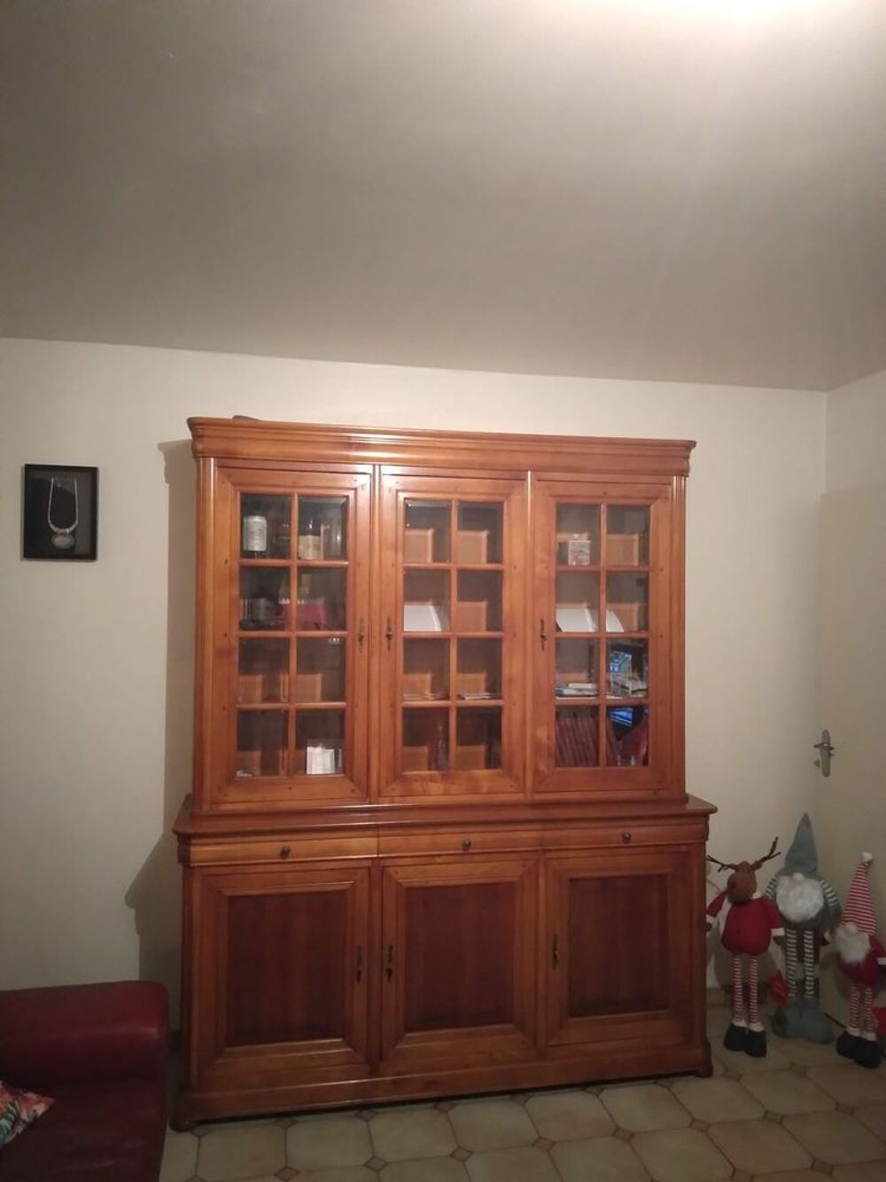 Biblioth&egrave;que merisier Louis Philippe Meubles