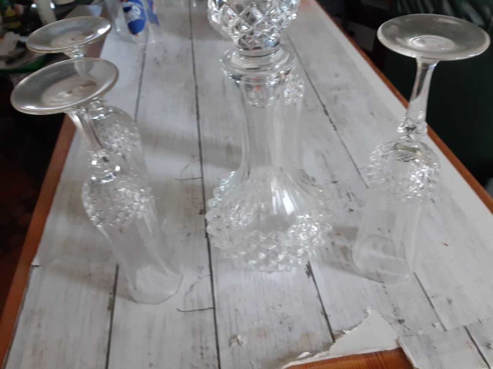 service &agrave; liqueur en cristal Electroménager