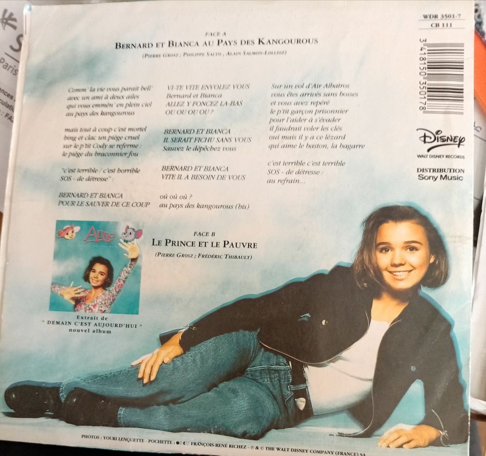 ANNE / 4X DISQUES VYNIL 45 TOURS CD et vinyles
