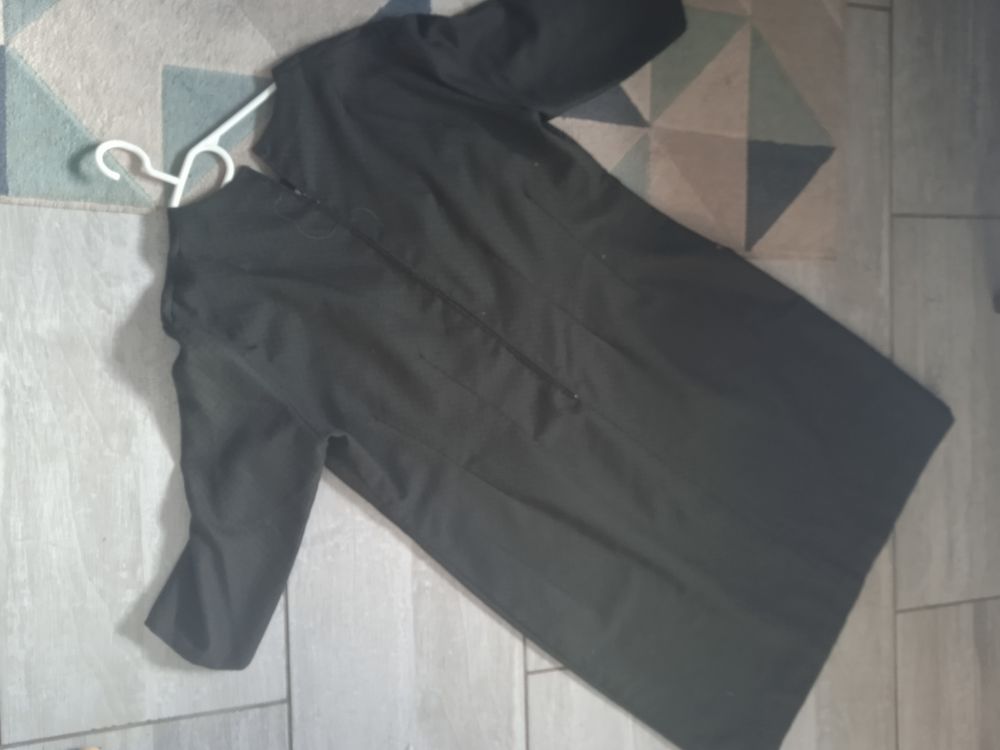 Robe cousue main T 44 coton et polyester, kaki fermeture &eacute;cl Vêtements