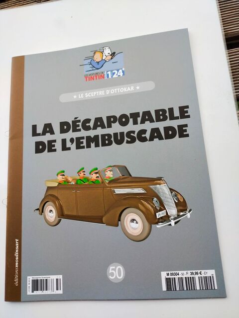 VOITURE TINTIN N�50        LA DECAPOTABLE DE L' EMBUSCADE    60 Dolus-d'Ol�ron (17)