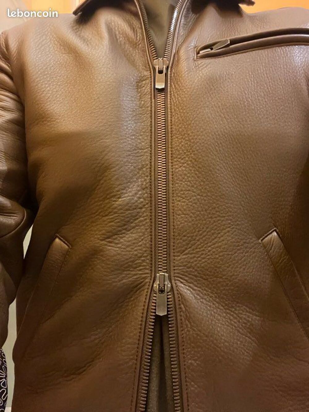Blouson Cuir de Cerf Bonne Gueule Vêtements