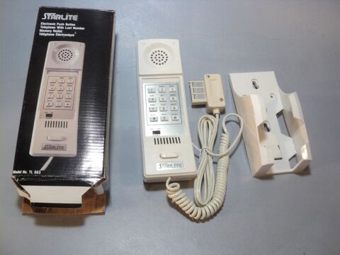 Ancien Tlphone Mural  Touches Starlite Vintage Annes 70 25 Loches (37)