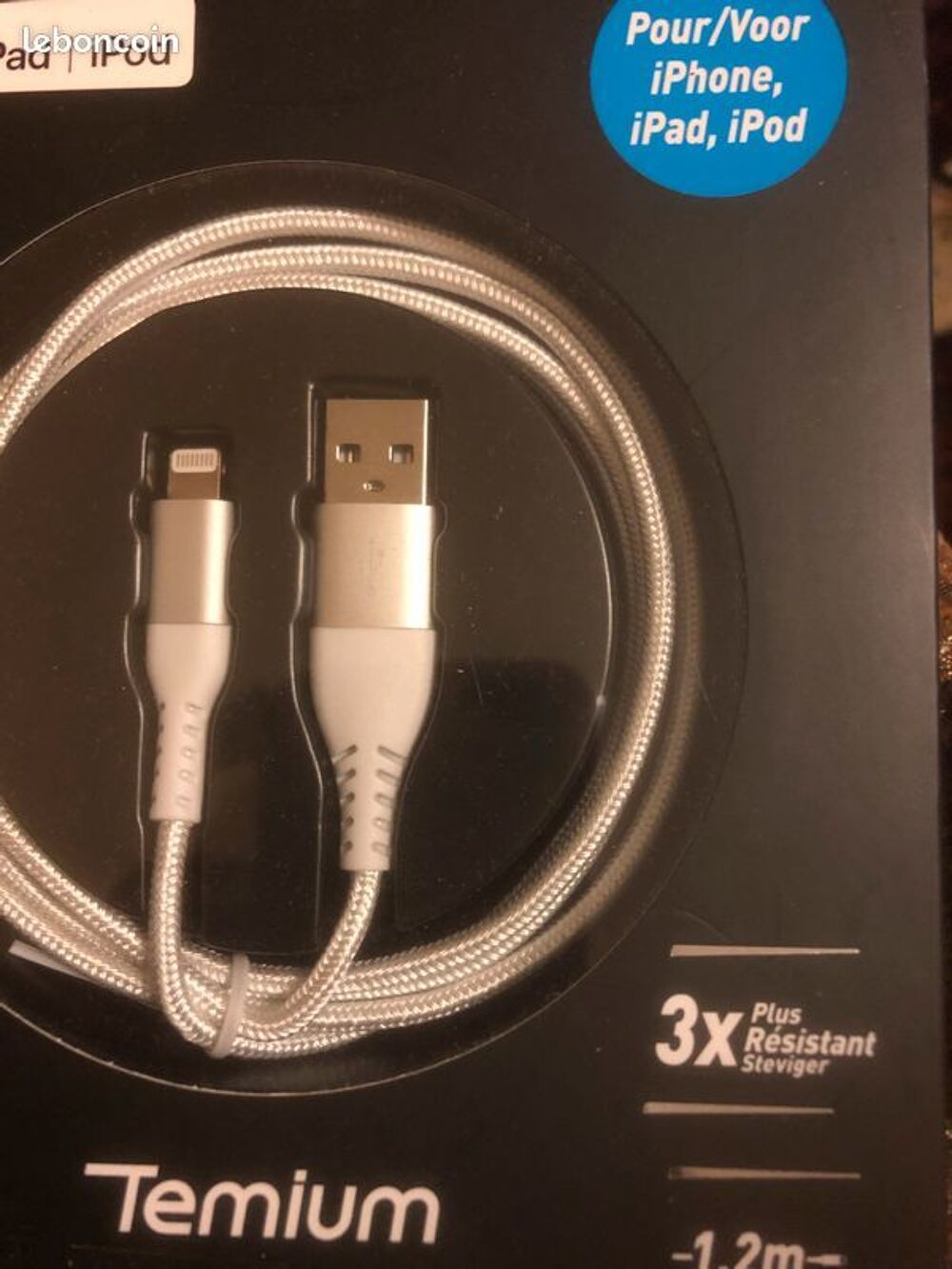 Chargeurs iPhone iPad iPod Tlphones et tablettes