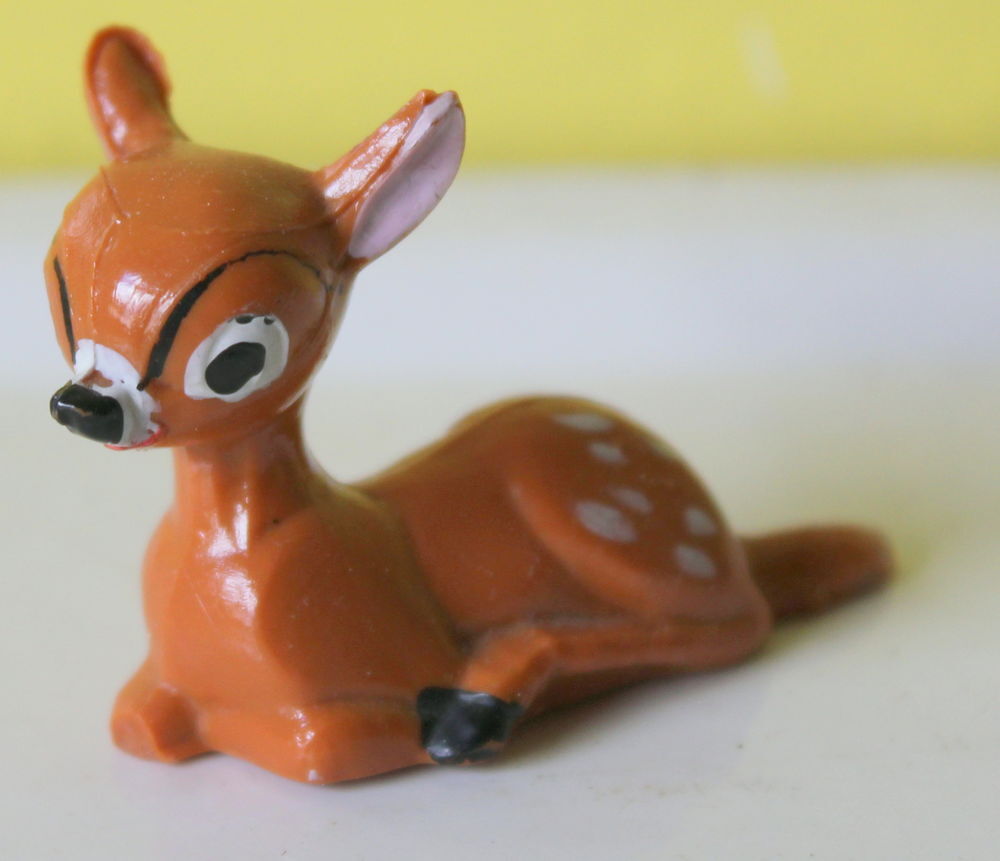 Figurine JIM vintage 60 BAMBI couch&eacute; Walt Disney 