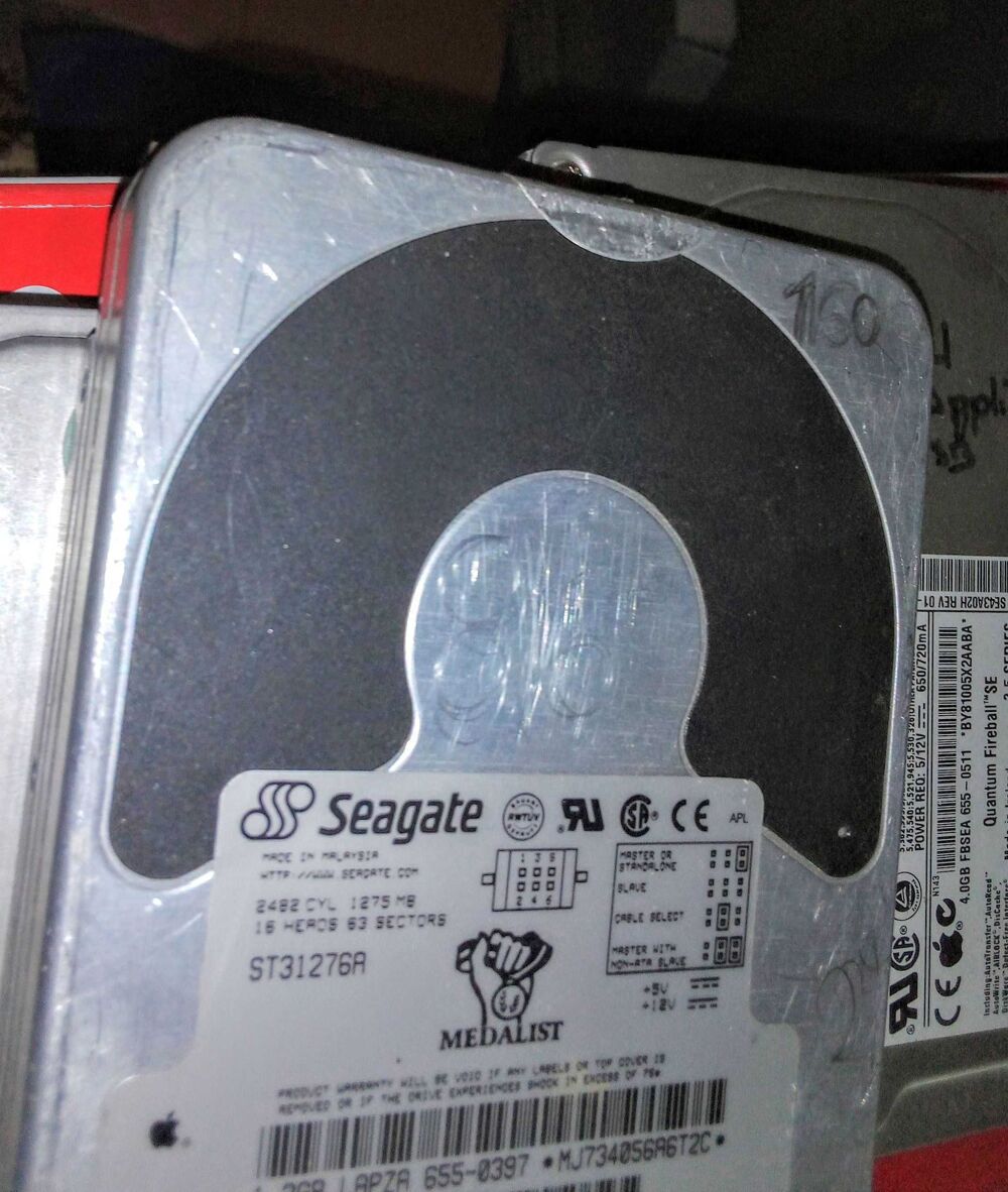 disque dur mac pc 40broches.
Matériel informatique