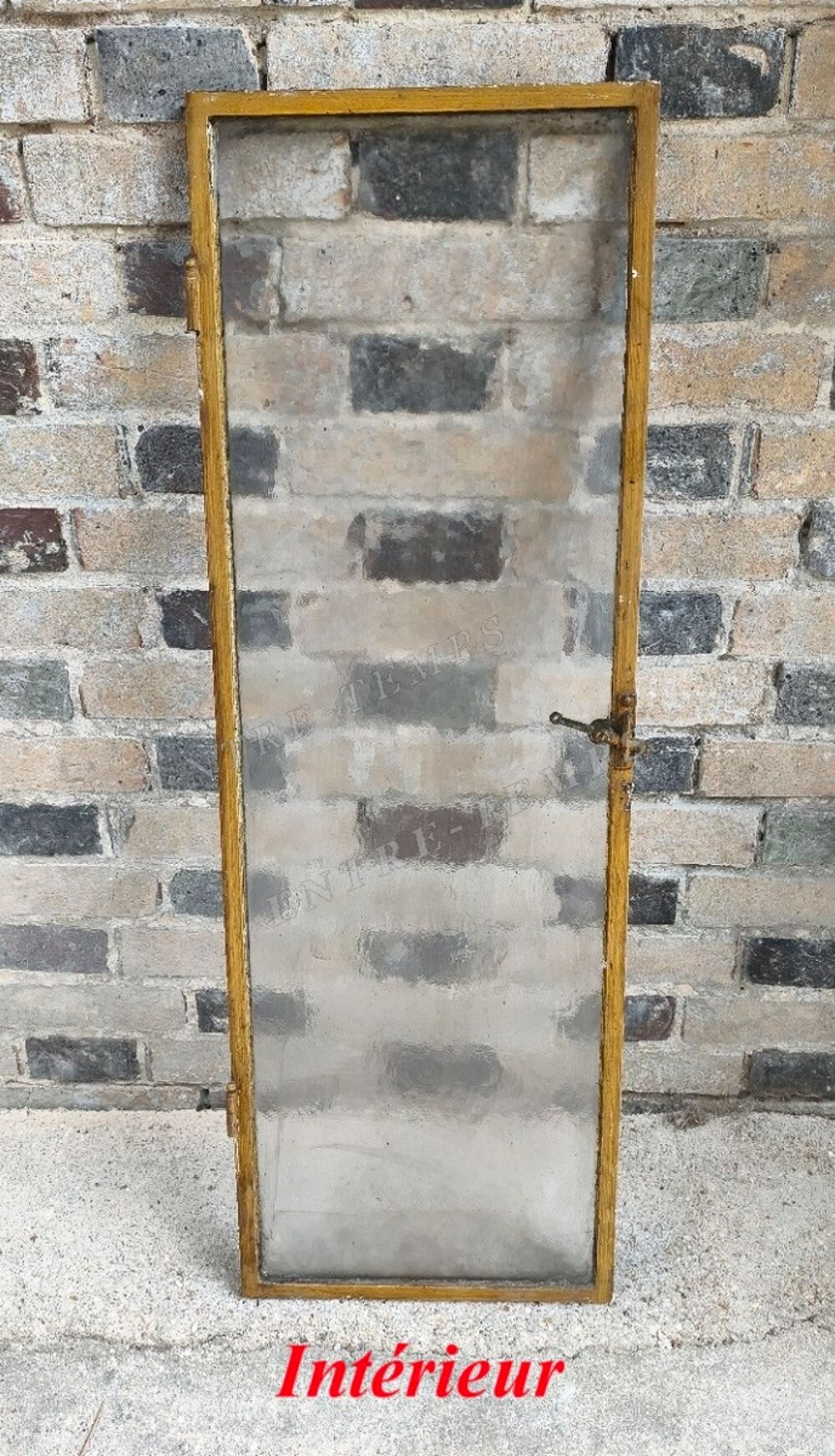 ANCIEN OUVRANT VITR&Eacute; DE GRILLE DE PORTE D'ENTR&Eacute;E Bricolage