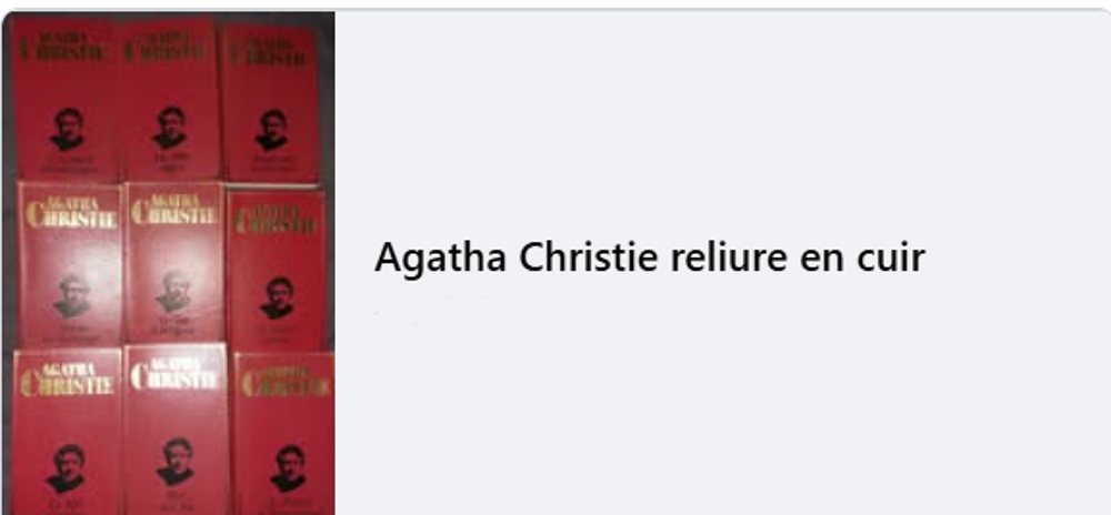 Collection livres Agatha Christie en 22 volumes Livres et BD