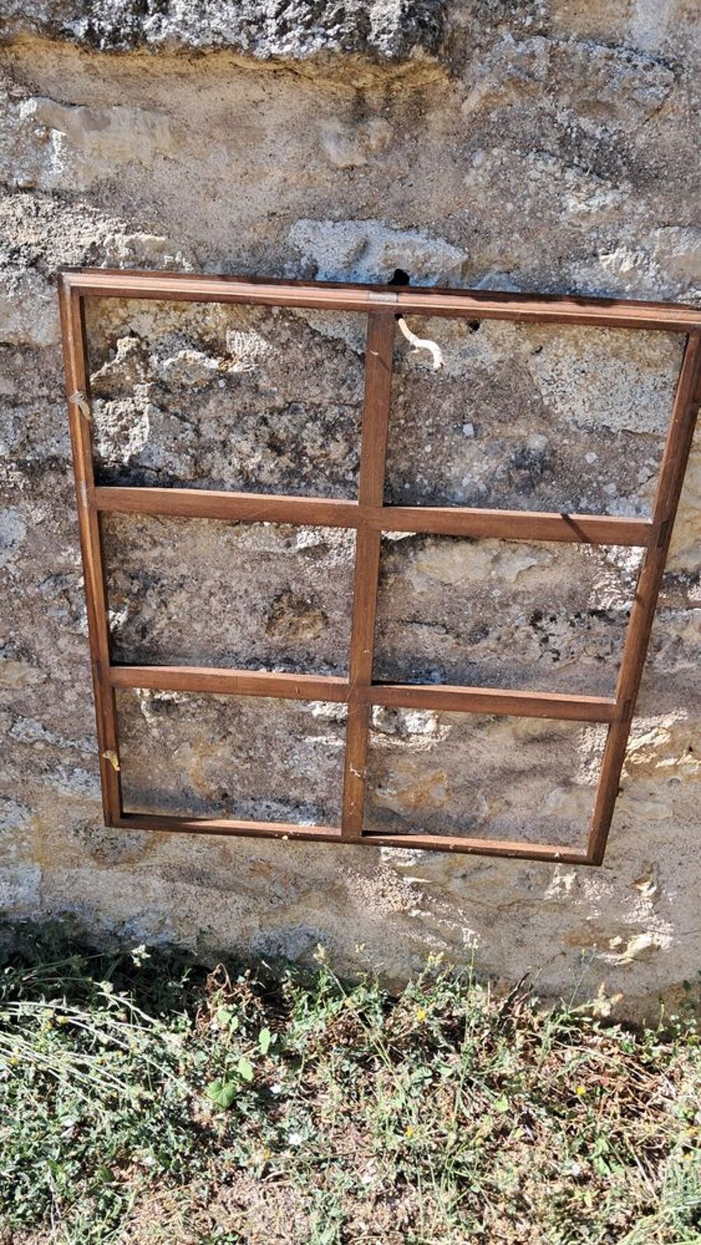 Claie ou Fausse fenetre petit carreau Jardin