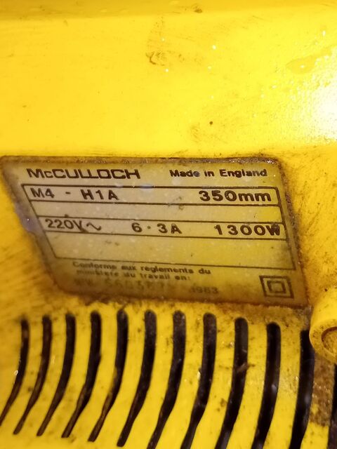 Trononneuse electrique Mac Culloch 75 Neufchteau (88)