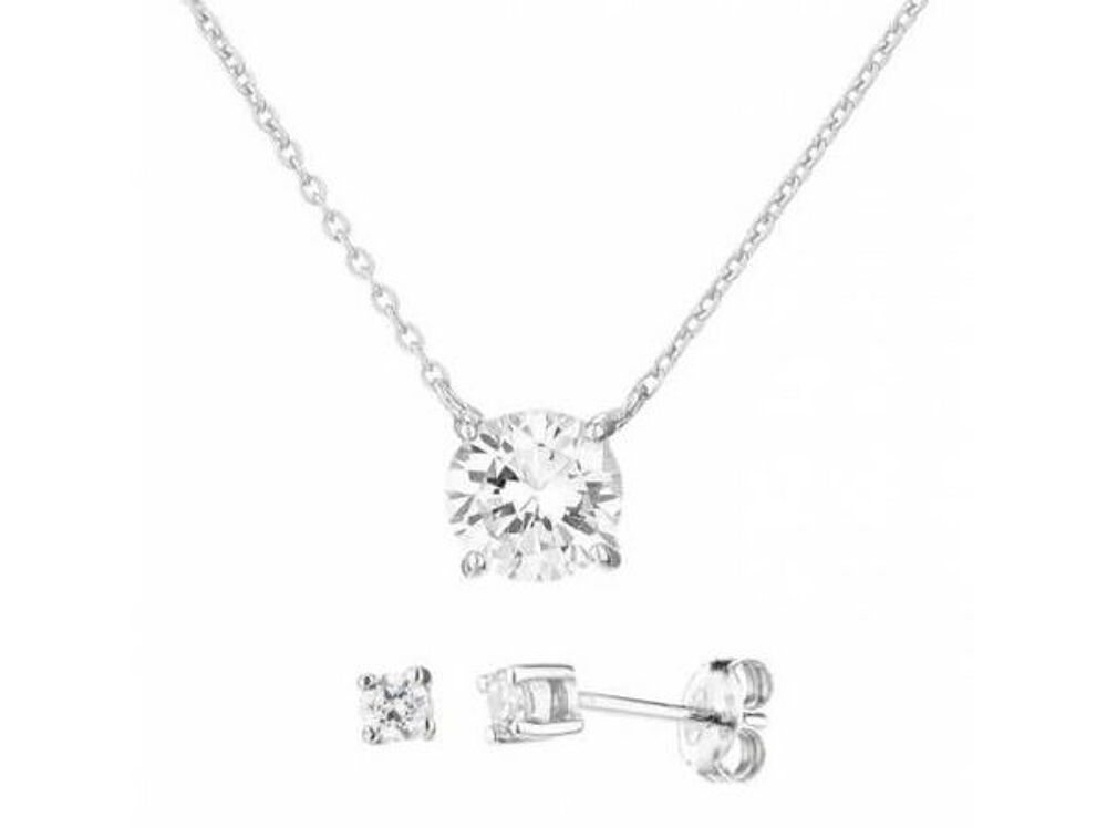 Coffret : 1 collier et 1e paire boucle d'oreille Bijoux et montres