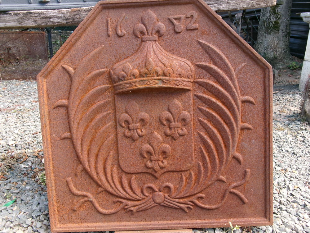 Plaque de chemin&eacute;e en fonte Décoration