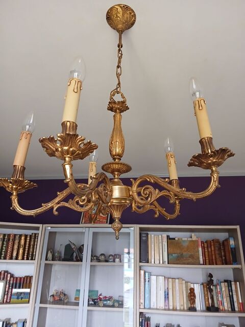 Lustre en bronze 150 Les Achards (85)