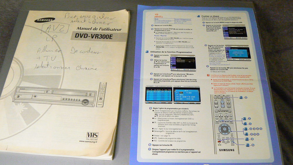 Samsund DVD-VHS DVD-VR300E Photos/Video/TV