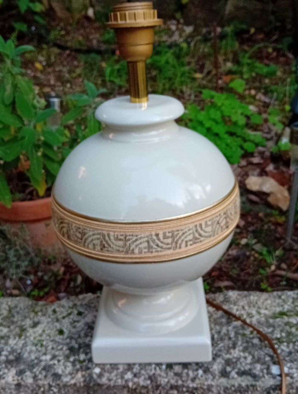 LAMPE BOULE LOUIS DRIMMER SIGN&agrave;‰E VINTAGE Décoration