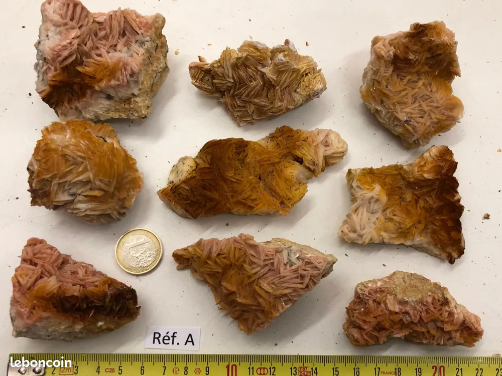 Barytines - lot de min&eacute;raux de collection 