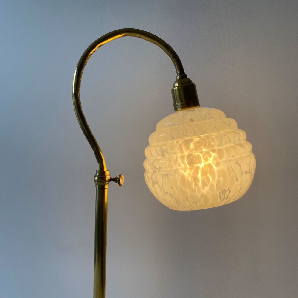 ANCIENNE LAMPE DE BUREAU COL DE CYGNE VINTAGE 
Décoration
