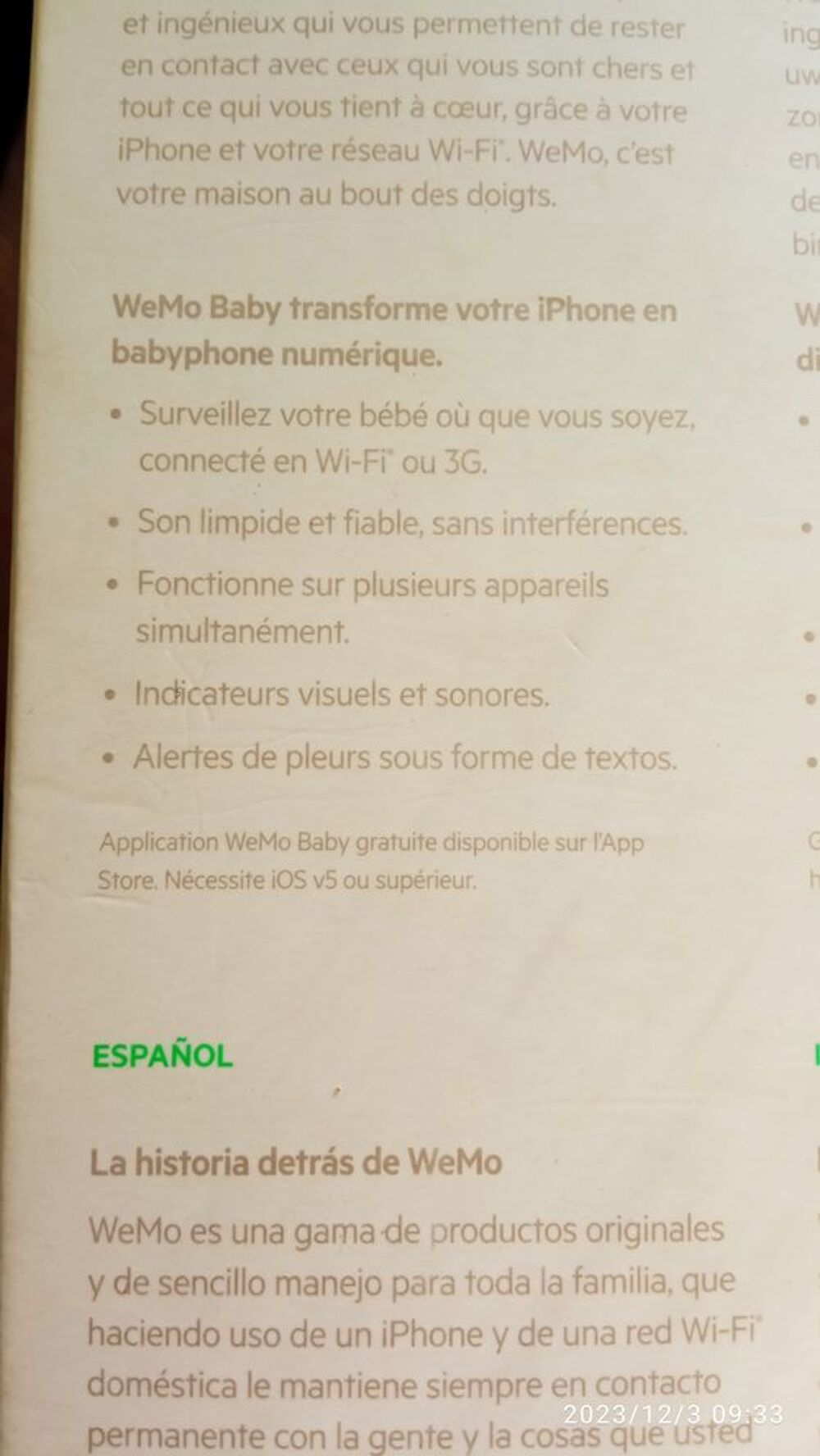 Kit de surveillance b&eacute;b&eacute; Bricolage